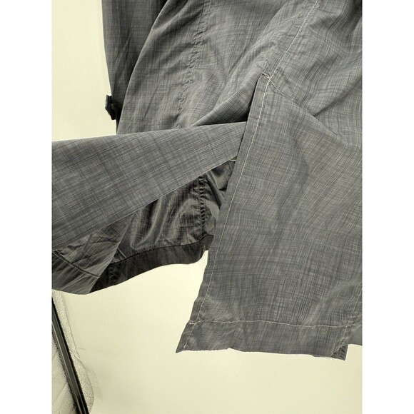 VINTAGE Horny Toad 100% Charcoal Gray 100% Nylon Trench Coat Size XSMALL EUC - Picture 8 of 12
